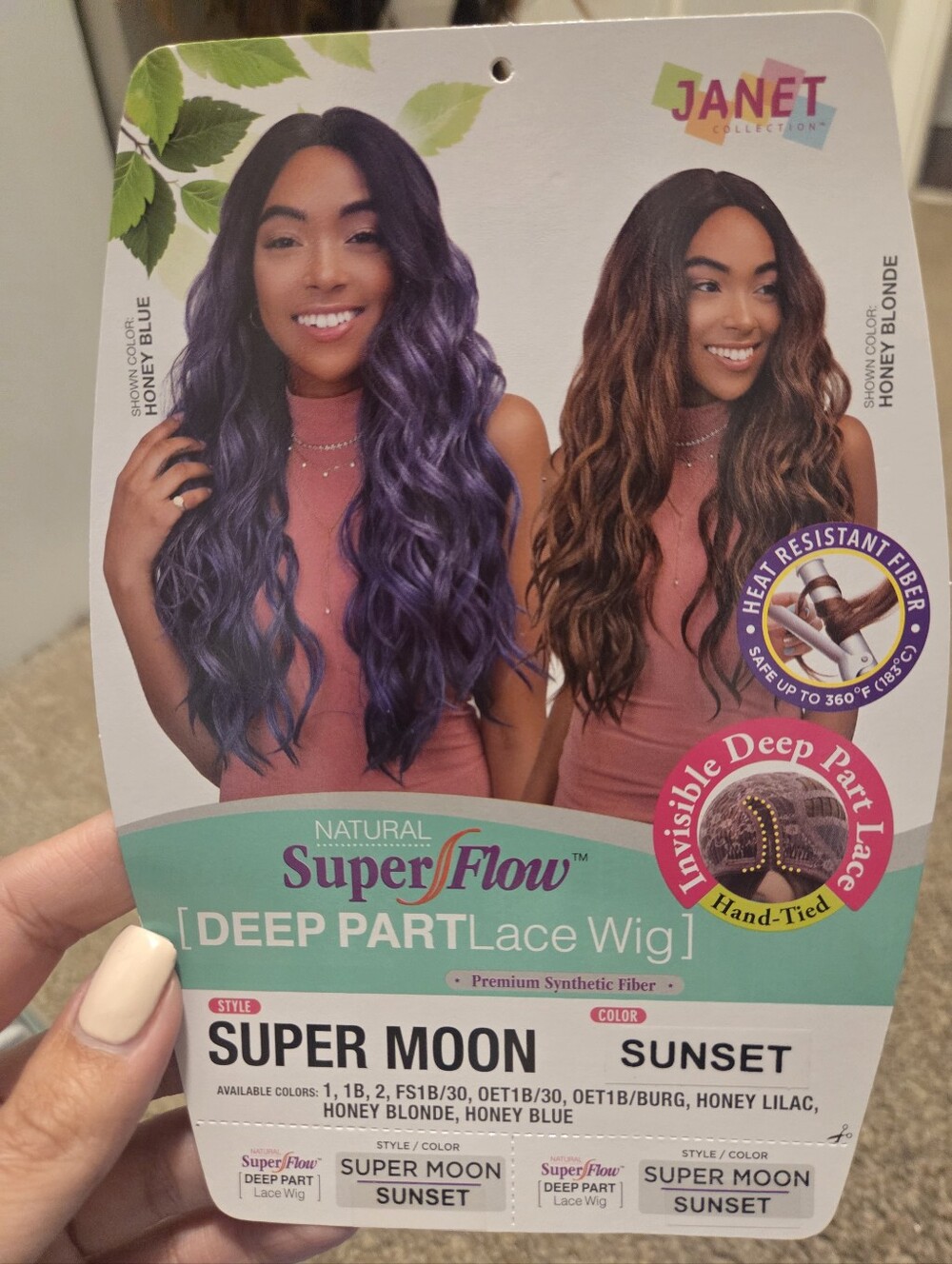 Janet Collection Wig "SUPERMOON" in SUNSET